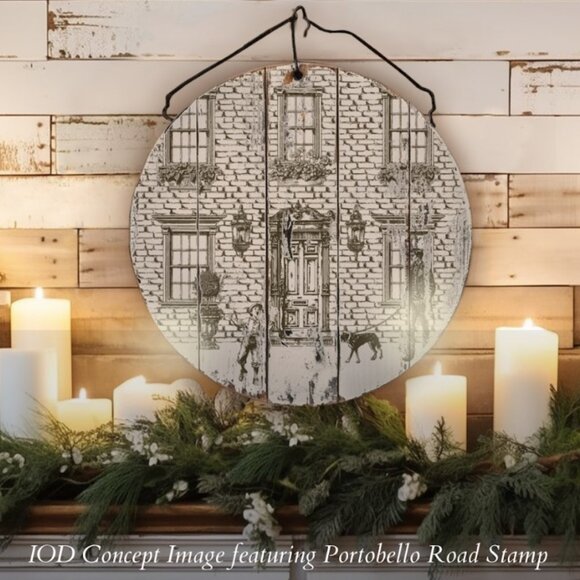 Iron Orchid Designs IOD - Portobello Road Stamp - 2 Sheets - 12x12" - NEW! - Picture 4 of 4